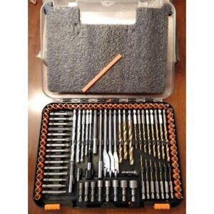 New Drill Bit Set, 112-Pieces 1/4" Hex Shank Impact Driver Bits
